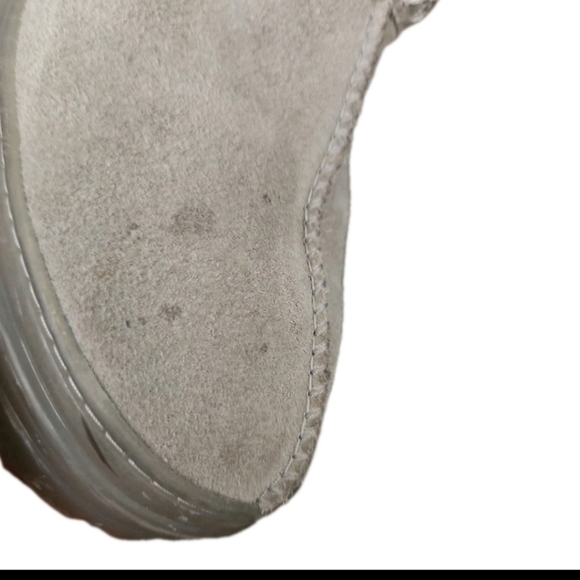 Ugg Womens Gray Tasman Clear Cozy Designer Shearling Slip-Ons Slipper 6 - Picture 14 of 15